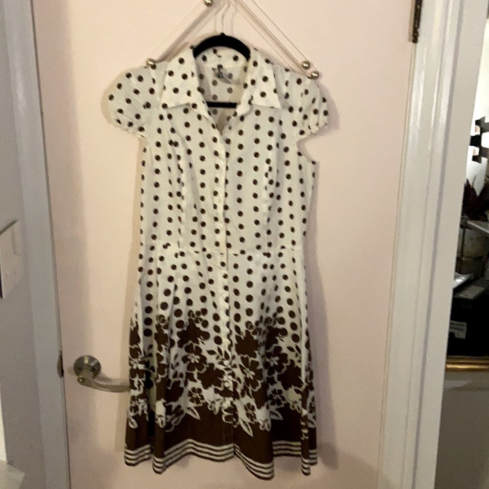 Fit and flare dress made by Sunhee size 12P
